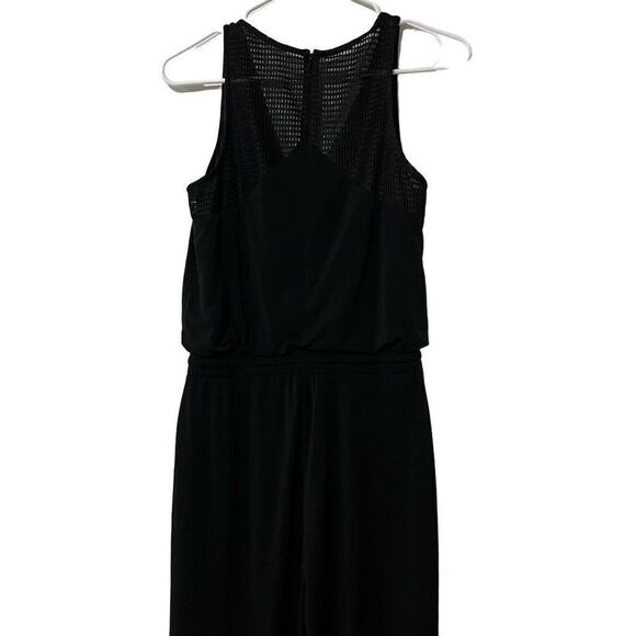 Vince Camuto Black, Tie Front, Tank Jumpsuit Size 2 - Picture 6 of 11